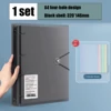 upgraded thickened transparent black-4 divider pages