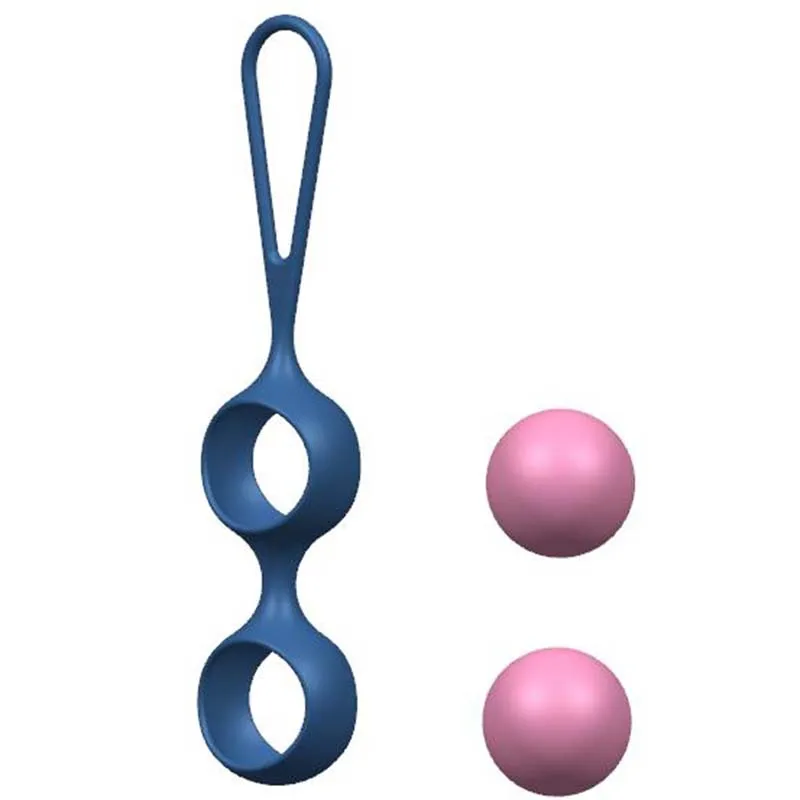 Women Masturbation Vaginal Exercise Ben Wa Ball Silicone Sex Toy love Ball Set Kegel with Stainless Steel Beads Jumping Inside