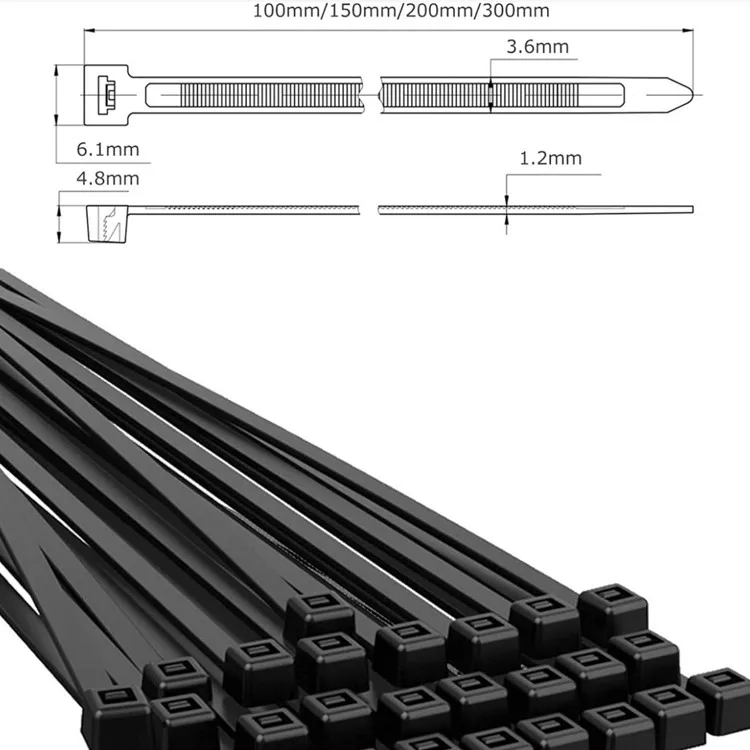 High Quality Nylon Cables Tie Plastic Zip