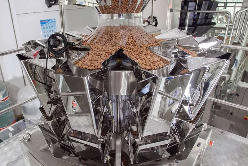 Multihead Weigher Multifunction Weighing Packaging Machine for Snacks Chocolate Biscuit Pickles Hardware