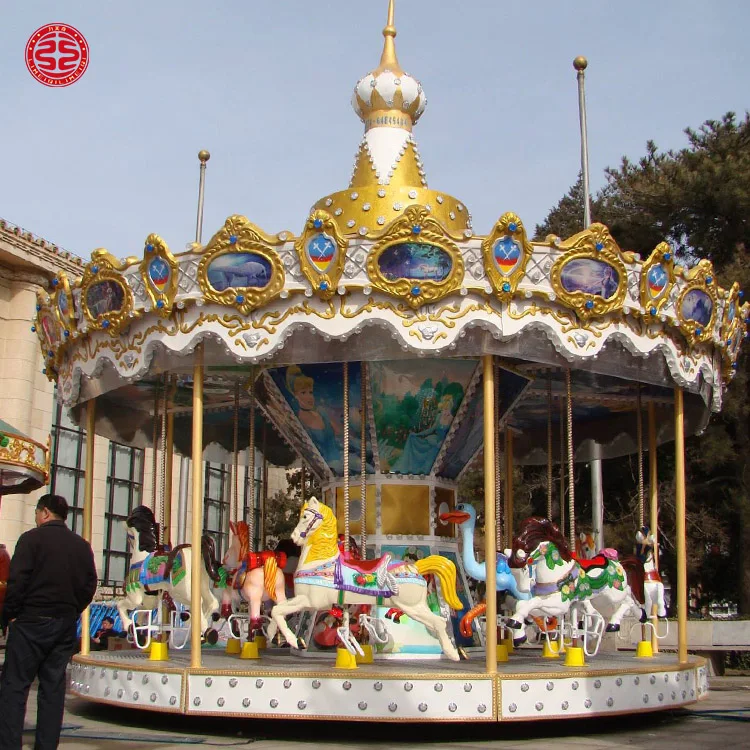 Booth Carnival Game LED Light Christmas Carousel