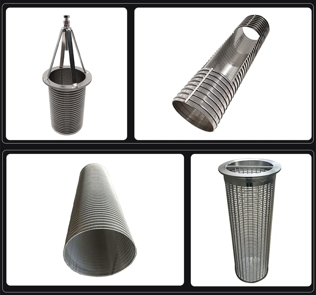 China High Pressure Stainless Steel Wedge Wire Mesh Filter Tube Johnson