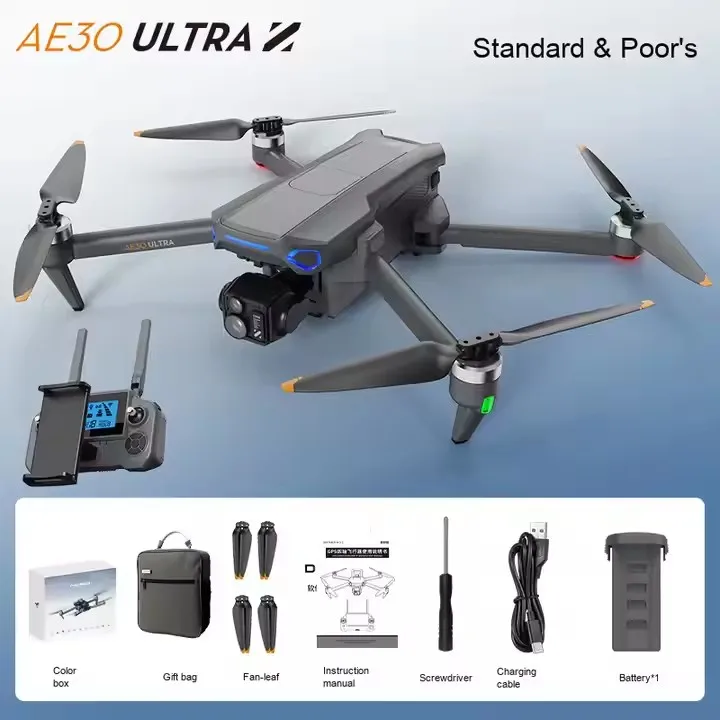 AE30 Axis Drone With 4K Camera 5G Wifi Brushless Outdoor Hover