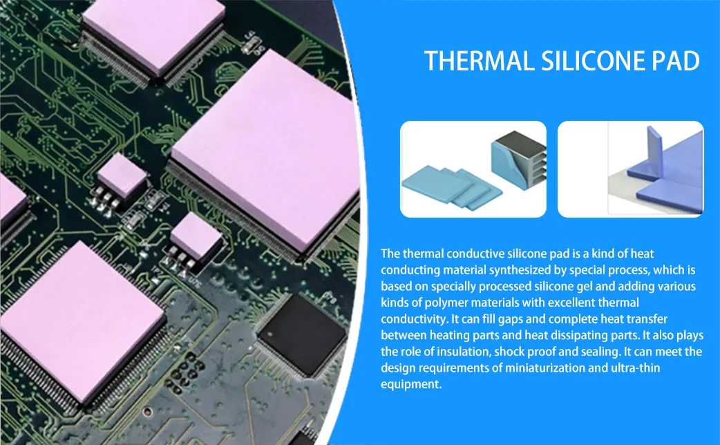 High Thermal Conductivity Thermally Conductive Silicone Rubber Heat