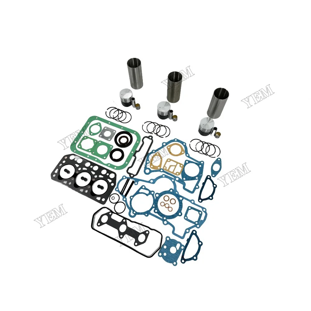 Overhaul Kit With Gasket Set Fit for Mitsubishi K3B Engine 6