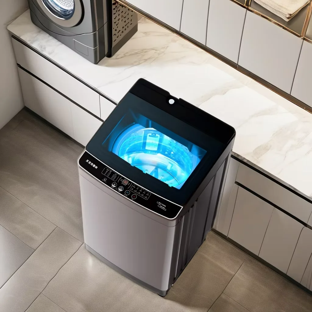 Smart Top-Loading Fully Automatic Washing Machine New Condition Electric Household Plastic Cover Smart Washer