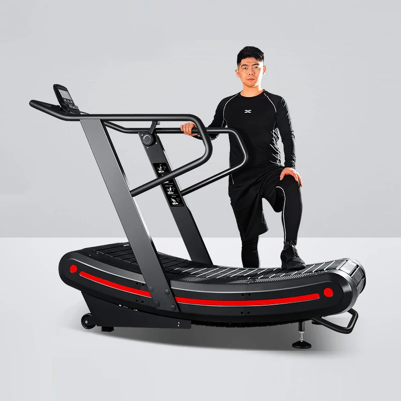 New Model Commercial No Power Curved Treadmill Curved Treadmill Unpowered Gym Fitness Equipment Exercise Running Machine