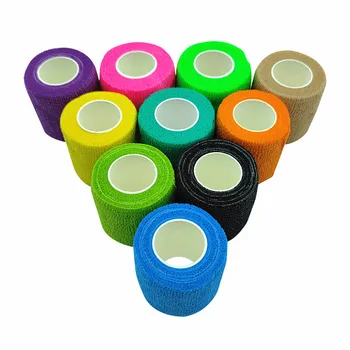 Bulk wholesale cohesive wrap self-sticky elastic bandage Self adhesive Non Woven Cohesive Elastic Bandage