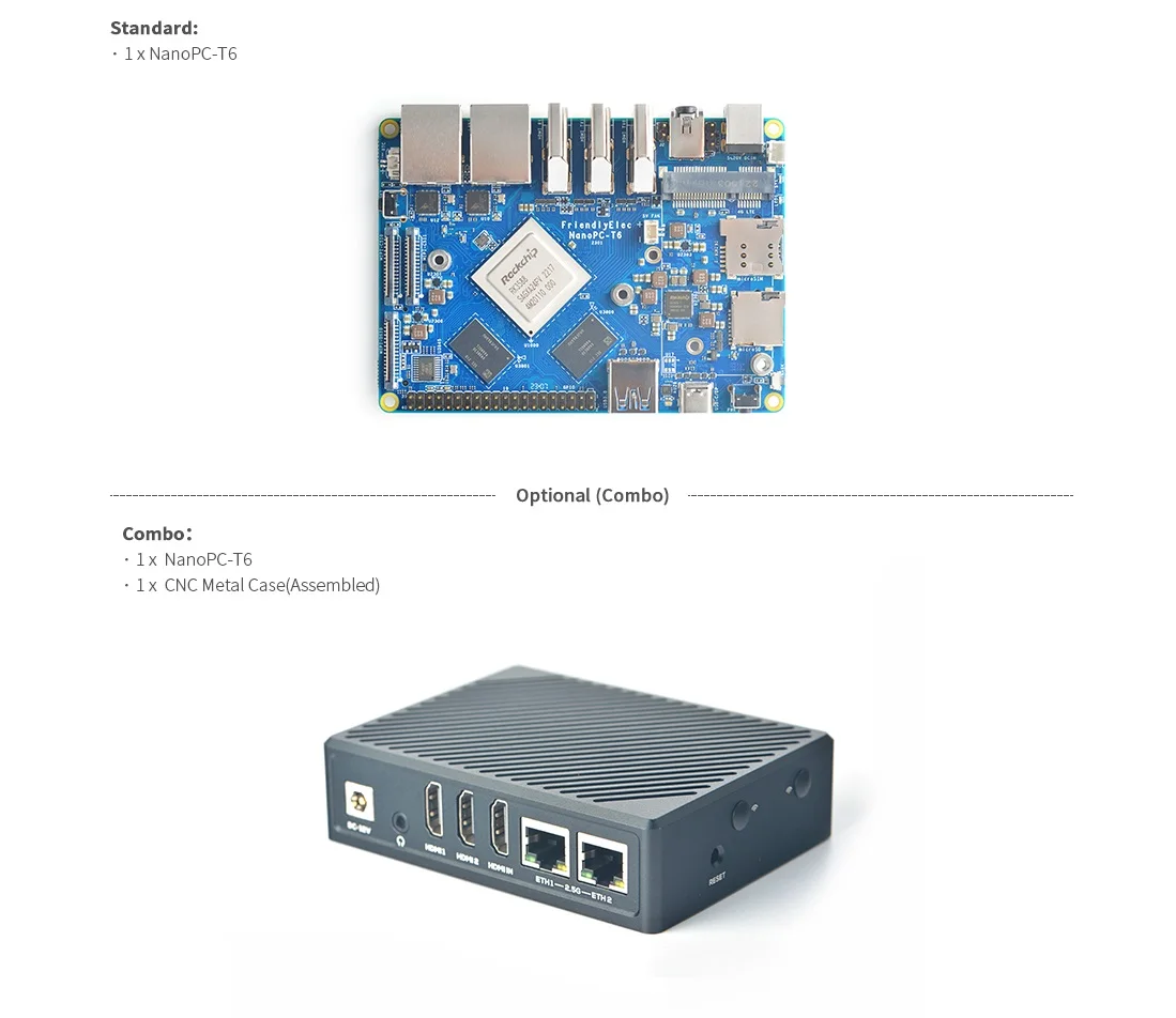 nanopi nanopc-t6 development board open-source high-performance