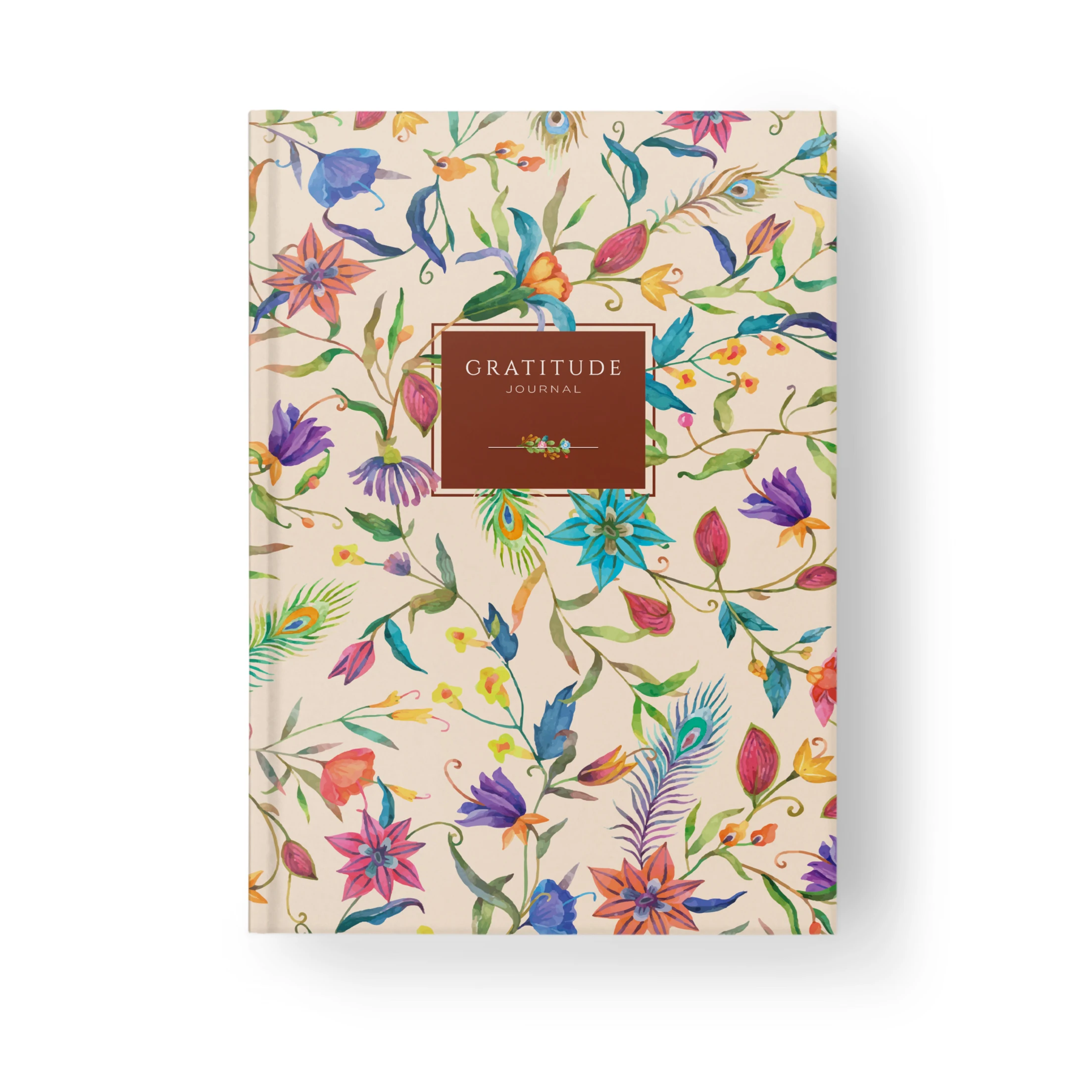 Custom Printing Gratitude Journal Hardcover Affirmation Self Care Positivity Reflection Guided Wellness Planner Notebook