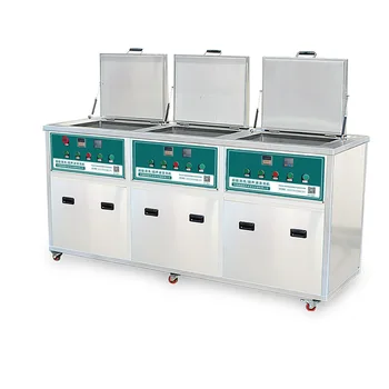 East Super Three-Tank Ultrasonic Industrial Cleaning Equipment with Engine Stainless Steel Copper Aluminum Degreasing