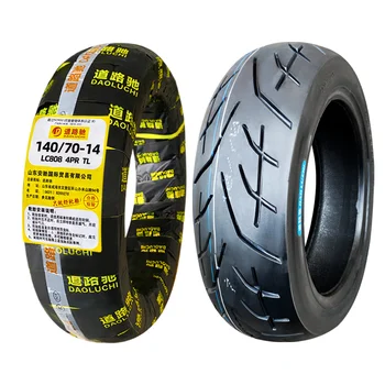 High quality 140/70-14 motorcycle tire with one year warranty with ISO9001 ,CCC , DOT , E-MARK