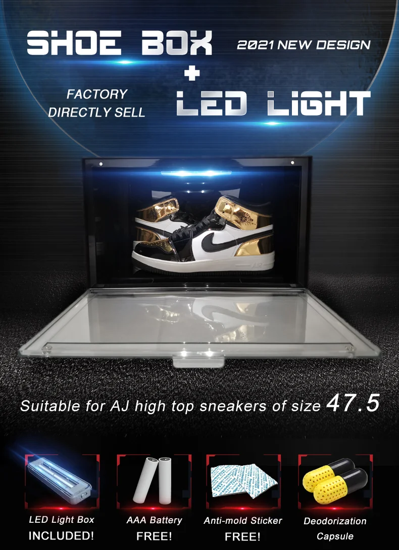 light box for sneakers