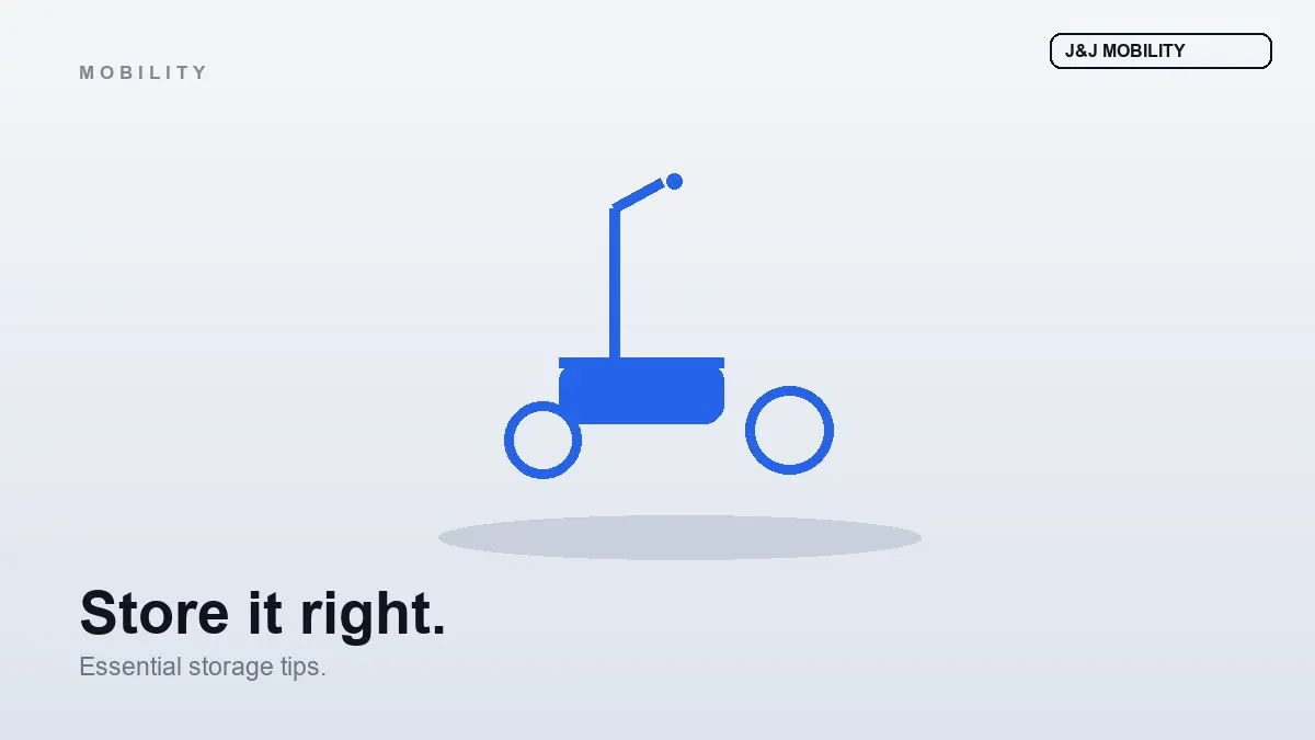 Consejos definitivos para guardar su scooter de movilidad