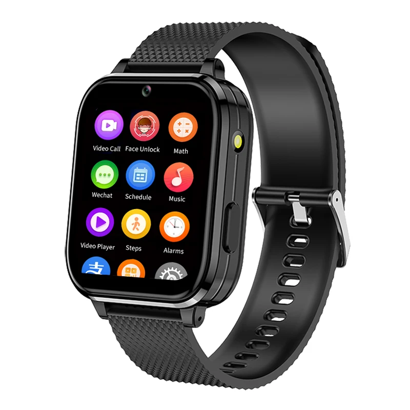 1.7 Inch Large Screen WeChat QQ Chat Video Calling GPS Positioning Payment Sos IP67 Waterproof T36 Smart Watches Factory