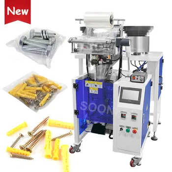 Automatic Nuts And Bolts Counting Packaging Machine Pillow Sachet Bag ...