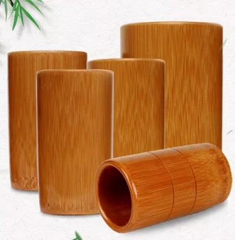 Wooden Bamboo Body Massage Cups for Effective Cupping Therapy