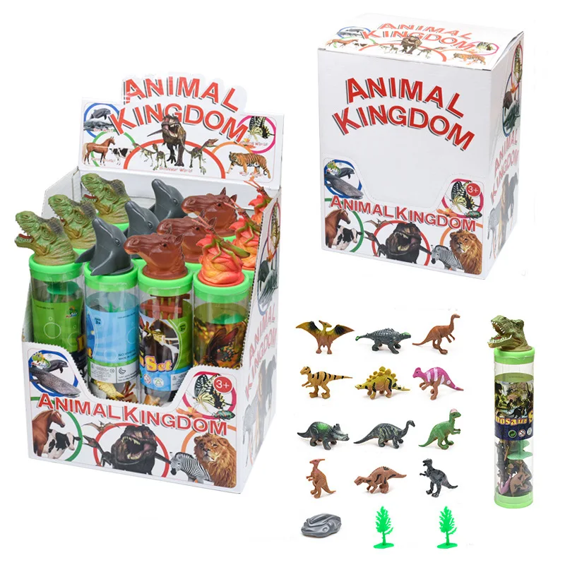 Animal Toy, Assorted Mini Dinosaur Insect Ocean Sea Animal Farm Animal Jungle Animal Dog Figure, Realistic Vinyl Plastic Zoo