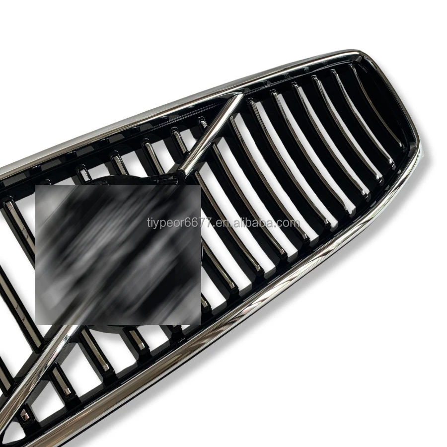 product tiypeor new modified grille with camera grill with bright stripes for volvo parts s90 2017 modifies oem 31425408-4