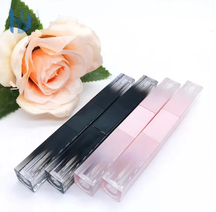 Private Label Logo Empty Squeeze Lip Gloss Tubes 10ml 15ml Lip Gloss
