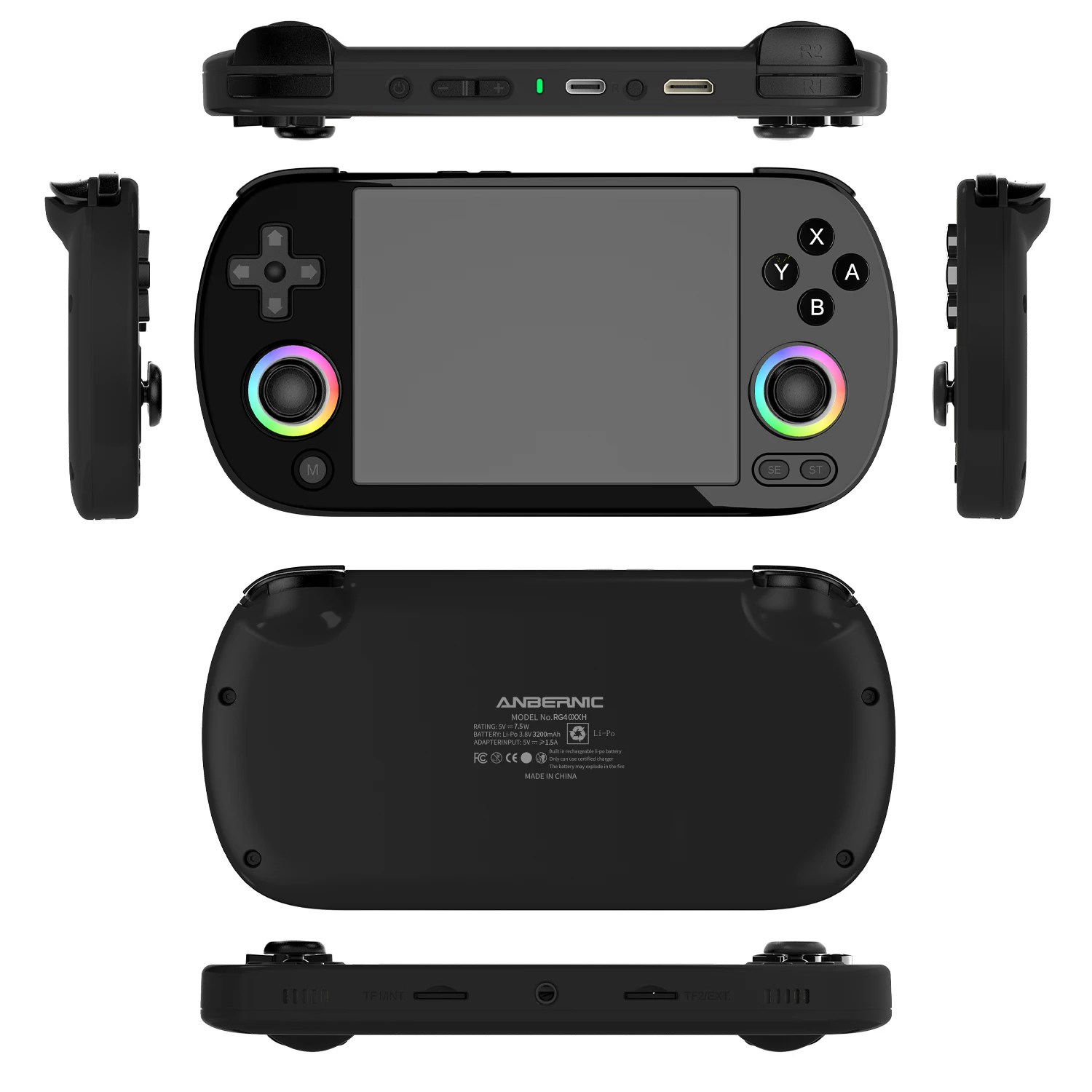 ANBERNIC　RG40XXH　ブルー ANBERNIC RG40XX H Handheld Game Console - Retro Gaming Fun