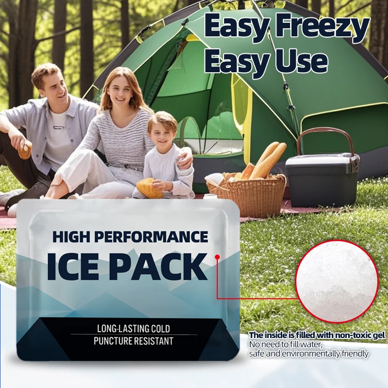 Reusable Wholesale Coolers Customlogo Frozen Frozn Large Fruit Shipping Ice Pack Ice Bag