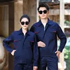 Navy blue (with red accents) suit
