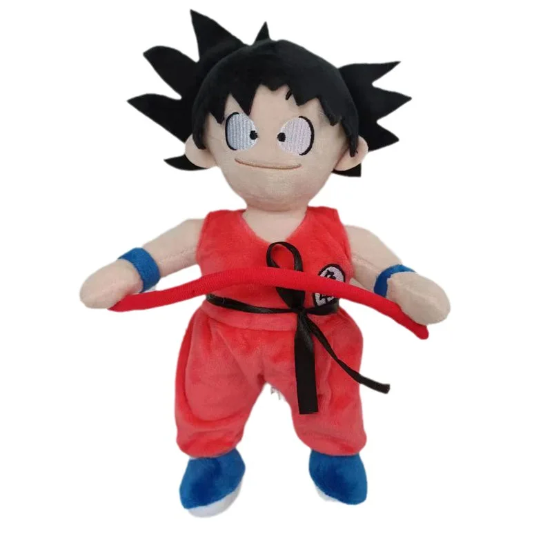 Wholesale creative cartoon 28cm Classic Anime Dragon Goku Super Subhuman Plush Toy Doll Festival gifts for kids