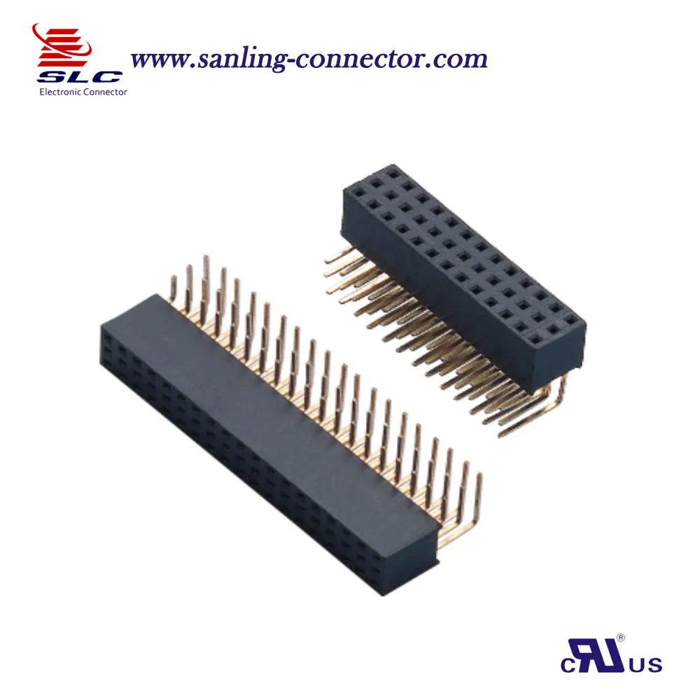 2,54 мм 16 Pin стекируемые Заголовок для Длинные pin гнездовой разъем