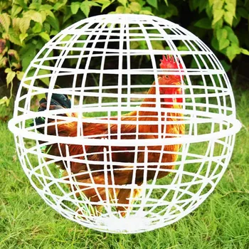 Plastic Spherical Chicken Cage Farm Scenic Area Net Round Walking Chicken Cages Newly Cut Rolling Small Animal Protection Cage