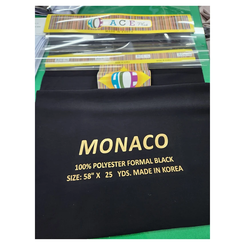 Formal Black 100% Polyester Tarpaulin Fabric 58/60 Inch 280 GSM Waterproof Woven Heavyweight Lining Material