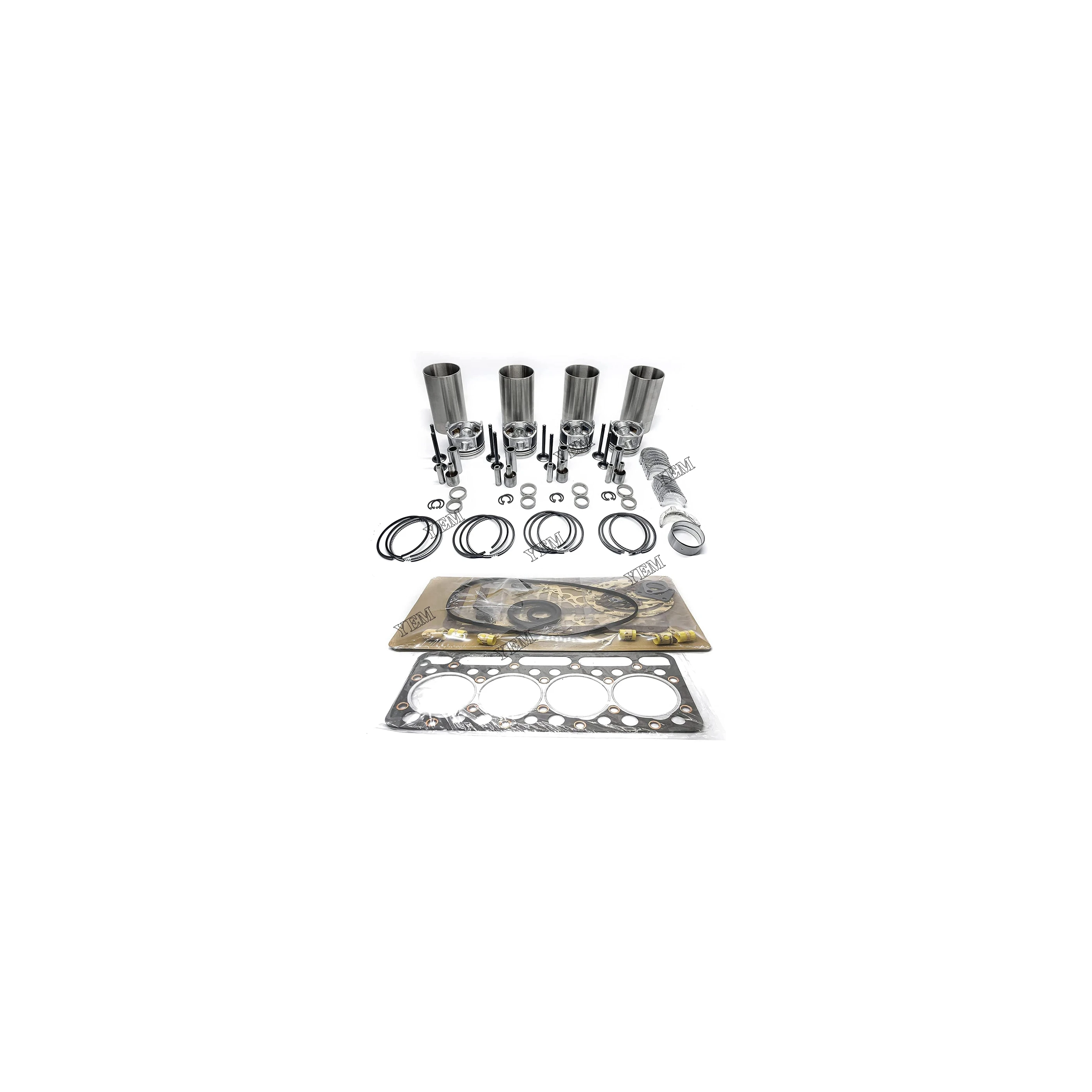 4D94LE-2 4D94LE-2Z Overhaul Rebuild Kit for Komatsu Tractor D20A-8 D20P-8 D21A-8 Universal Engine Parts