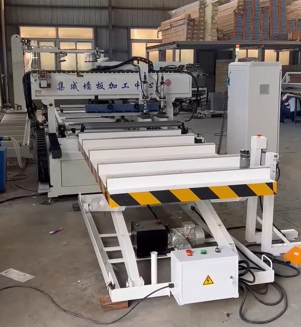 High Speed Automatic Wallboard Slotting Machine CNC Wood Veneer Slotting Machine