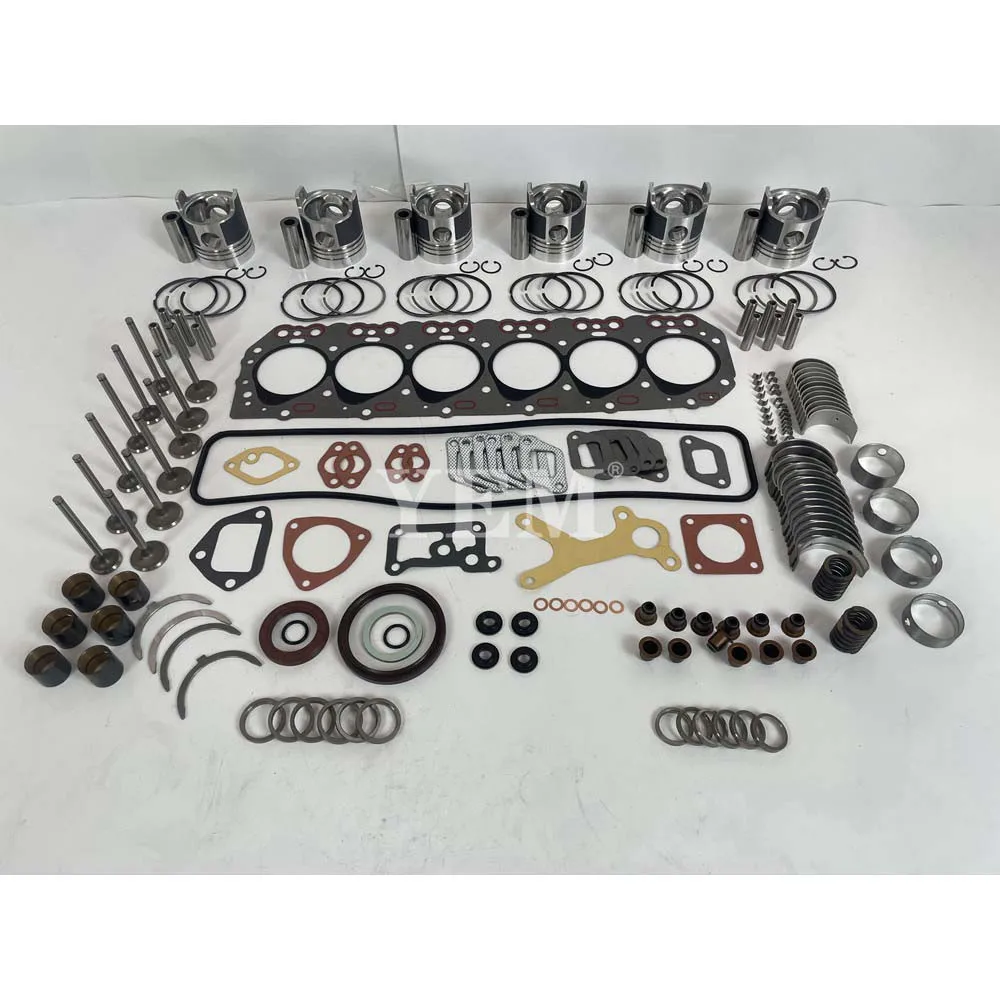 2H Rebuild Kit With Cylinder Piston Ring Gasket Set Engine Bearing Valves for Toyota Diesel Engine Parts