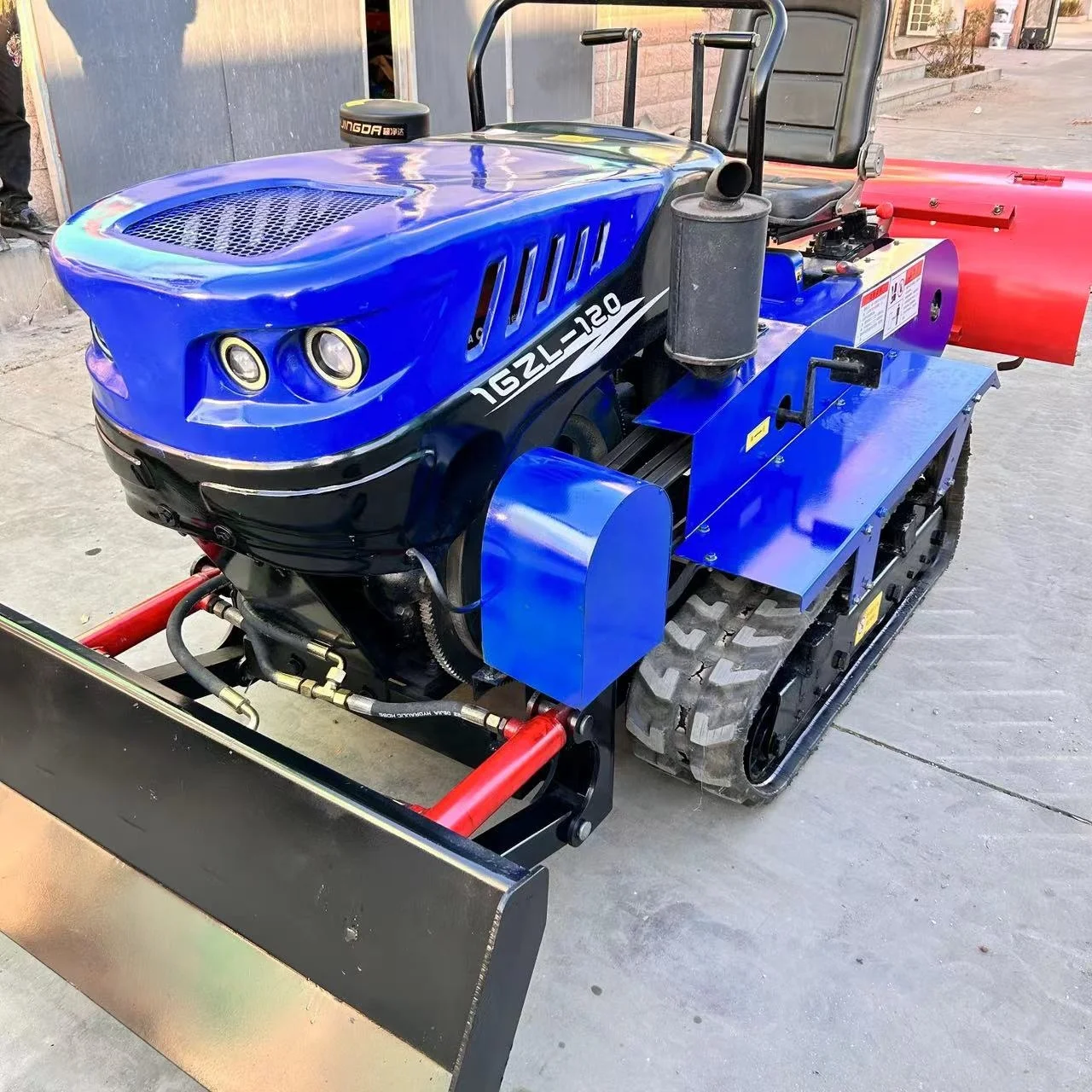 25hp 35hp Crawler Mini Tractor With Tractor,Rotary Tiller With Forage