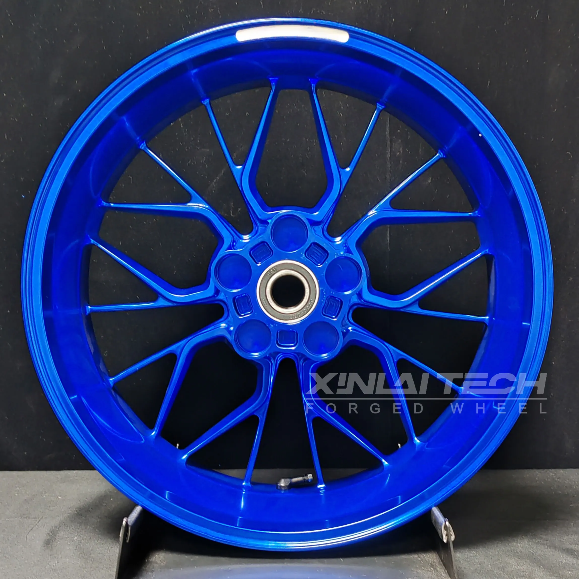 XL Custom Forged Motorcycle Wheels for Yamaha MT09 17 18 Inch CNC Forged Aluminum Rims Anodized Finish