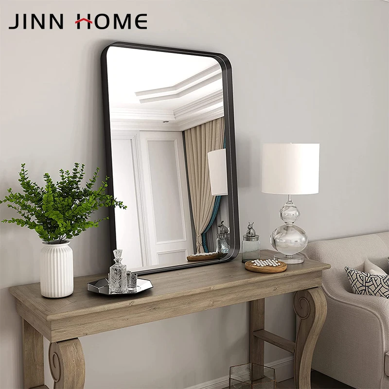 Specchio Bagno Senza Cornice 40x60 Cm – Rettangolare, Vetro Float 3 Mm, Gancio Preinstallato, Montaggio Veloce