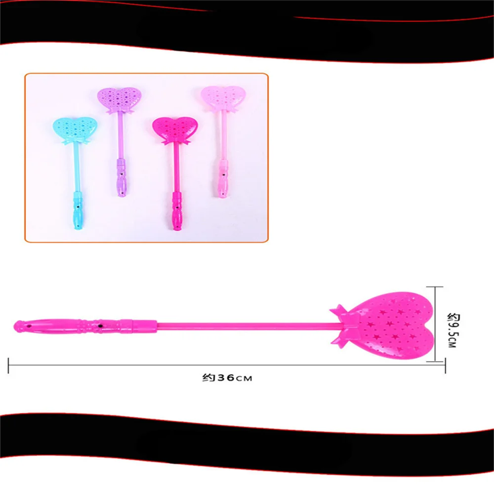 Cheap Heart Magic Sticks Toy Party LED Flashing Light up Wand for Girls Boys Princess Birthday Gift Christmas Decoration