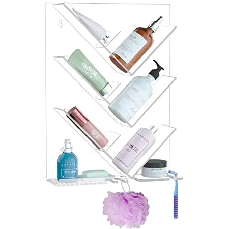 yageli acrylic bathroom organizer shower caddy