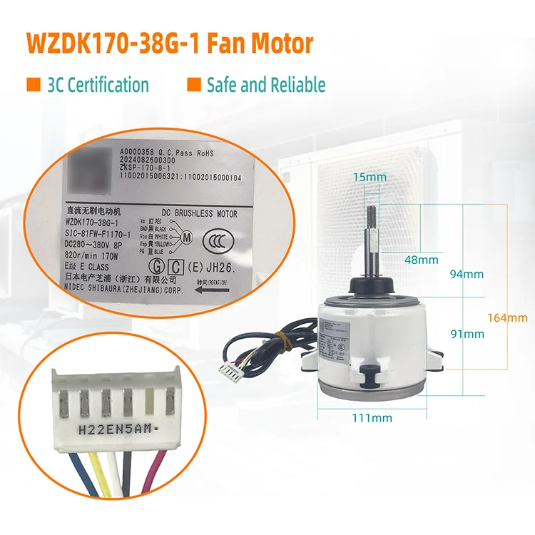 Air Conditioner, WZDK170-38G-1, DC280-380V, SIC-81FW-F1170-1 - detail 24