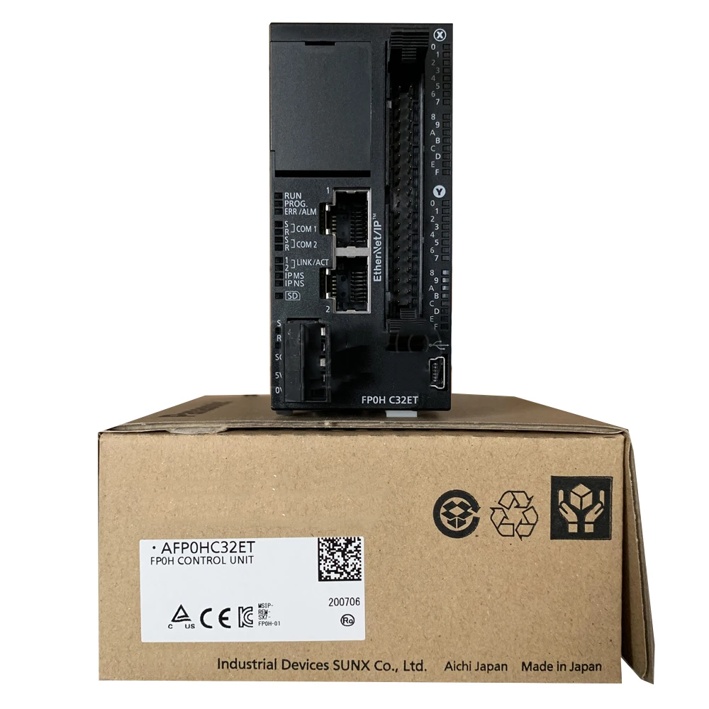 New Original AFP0HC32ET Ethernet Module, AFP0 SeriesUsed for high-speed network data transmission of AFP0 series PLCs. Supports stable Ethernet communication, fast signal transfer and reliable connection.