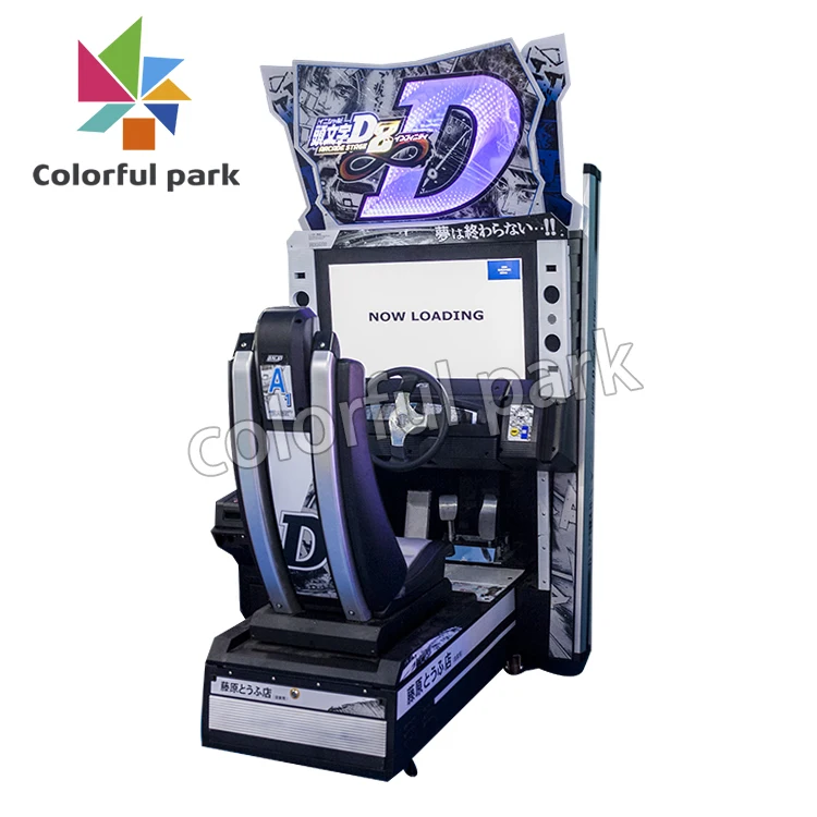 Initial D8 Simulator Driving Arcade Game Machine Smart Card Reader Coin Operated Car Racing Game Machine