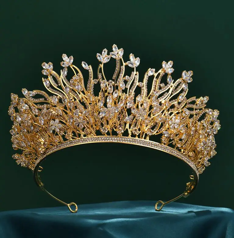 Korean Luxury Baroque Super Fairy Dress Wedding Bride Zircon Age