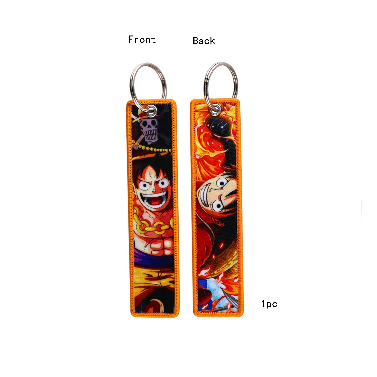 Anime Luffy Mini Embroidery Hoop Keychain For Gifts & Crafts