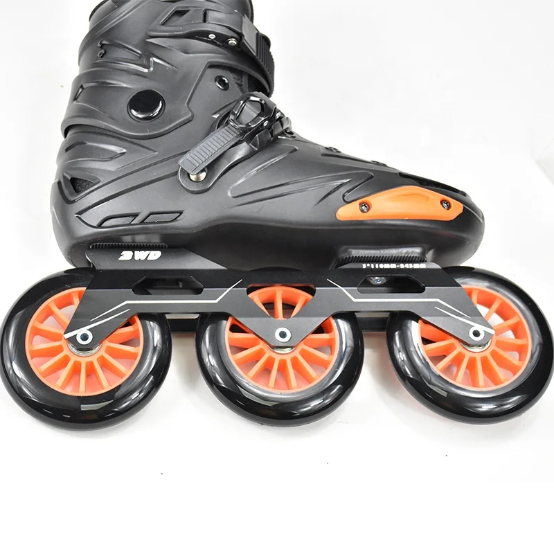 Adult three big wheels inline roller skates shoe