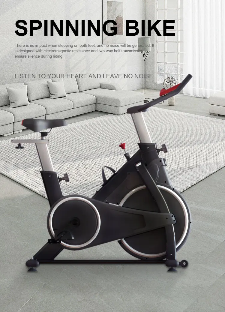 Gymbopro 8KG Flywheels Customized LOGO Home Indoor Cardio Exercise Equipment Fitness Cycling Magnetic Resistance Spinning Bike