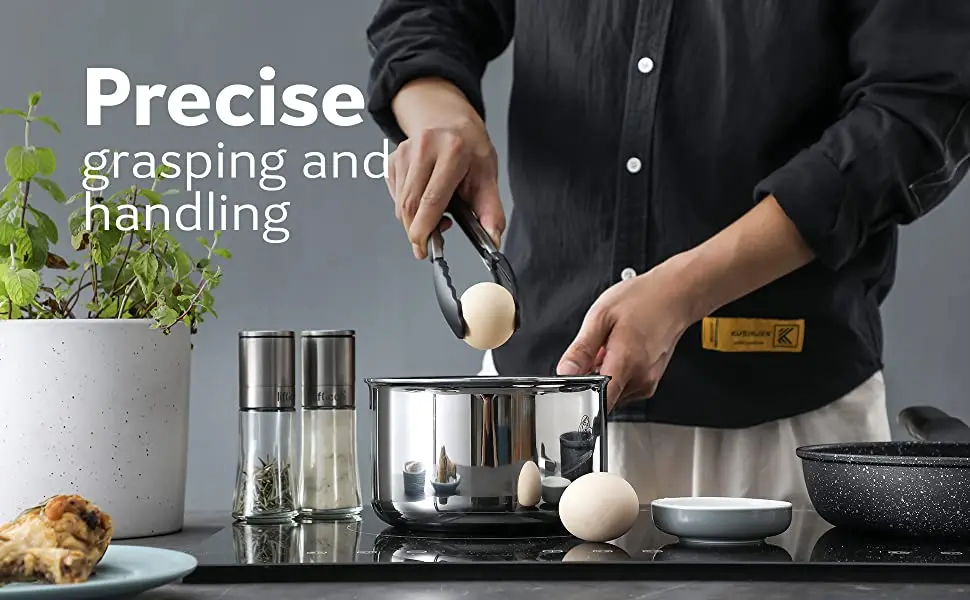 Wholesale Customized Logo Non-Stick BBQ Grilling Locking Tong Food Cooking Kitchen Silicone Tongs with Base factory