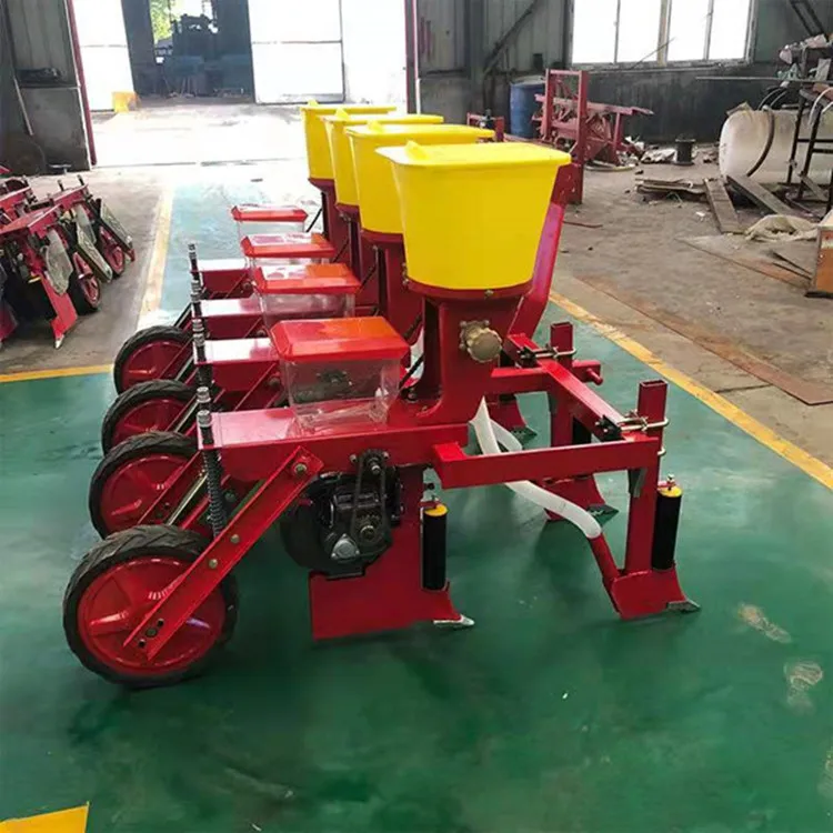 Tracror Used 4 Row Corn Planter Machine Seeders Maize Seeder with Fertilizer for Sale