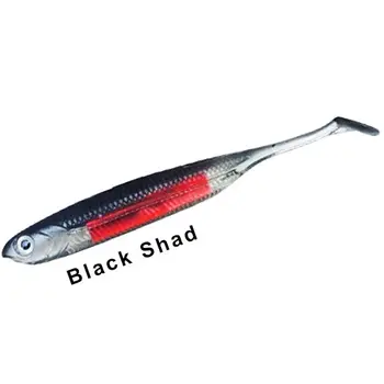 CHEERY Flash-J Shad Soft PVC Fishing Lure Kit 3"2.8g 5"12.6g Senko Worm Jerkbait Swim Bait for Ocean Boat Fishing – Soft Lure – view 4