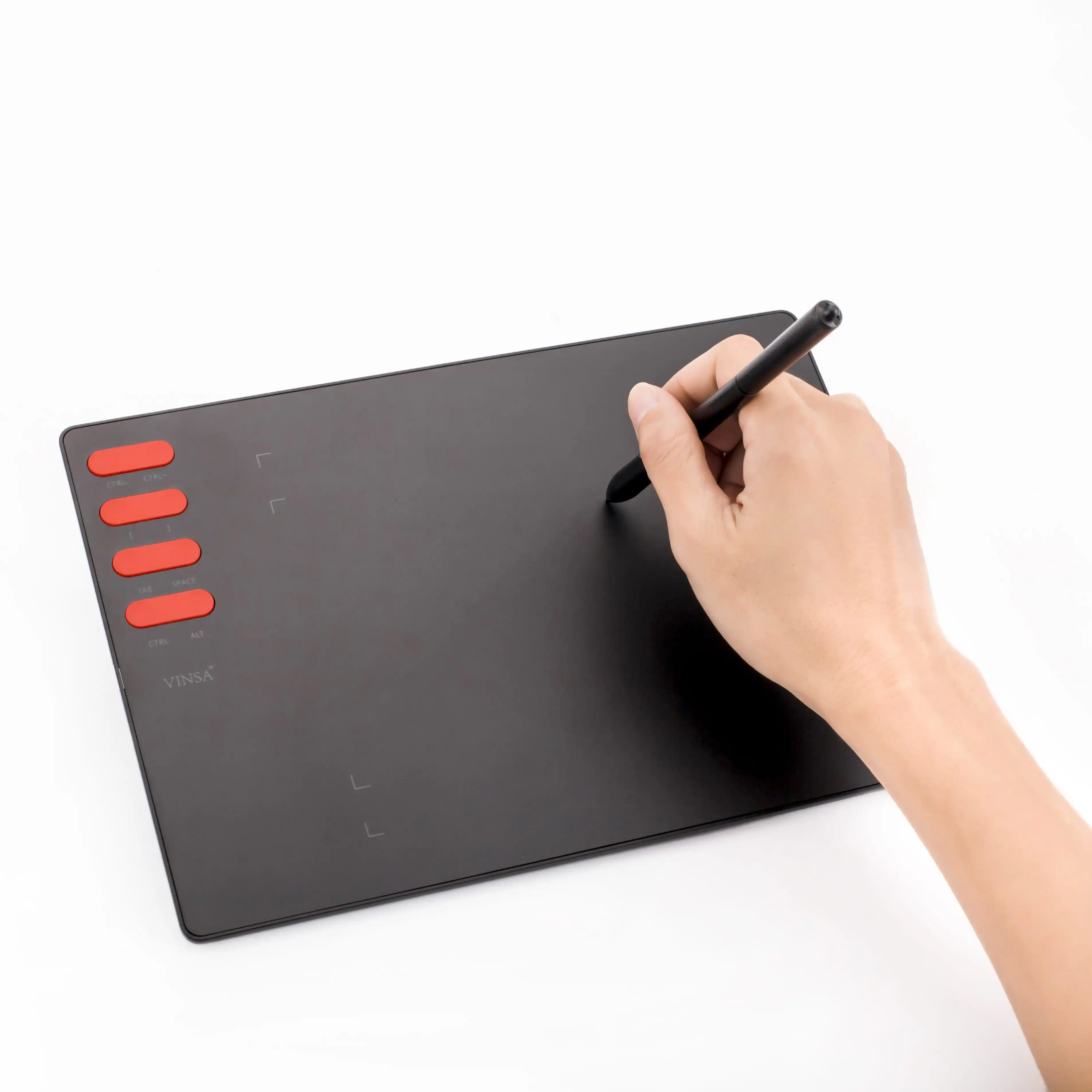 Vinsa T505 Graphic Tablet Drawing Pad With Digital Pen High Resolution